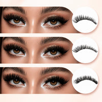 Dense dramatic lash cluster look