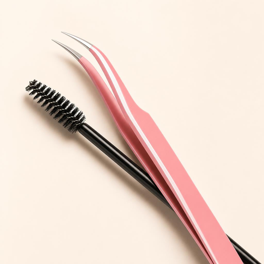 Tweezers & brush
